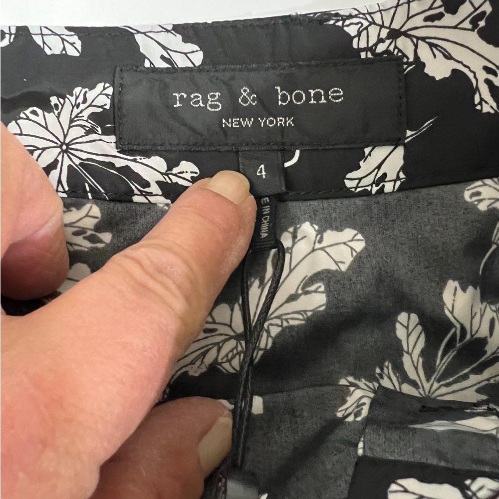 RAG & BONE Black Multi River Short! - Picture 7 of 7
